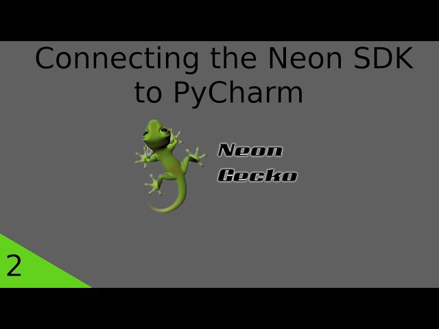 Neon AI 2: Connecting the Neon SDK to PyCharm IDE