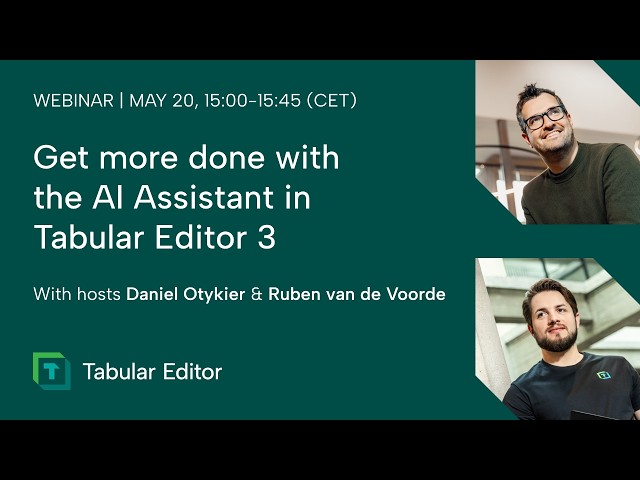 On-demand: Get more done with the AI Assistant in Tabular Editor 3