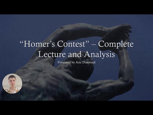 "Homer's Contest" -- Complete Lecture & Analysis (Nietzsche's Early Works Explained)