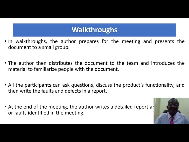 Lecture on Software Verification and Validation