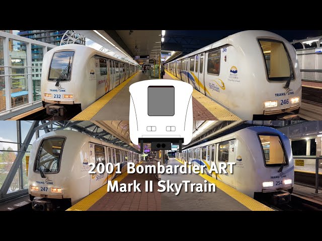 Vancouver SkyTrain - 2001 Bombardier ART Mark II Compilation