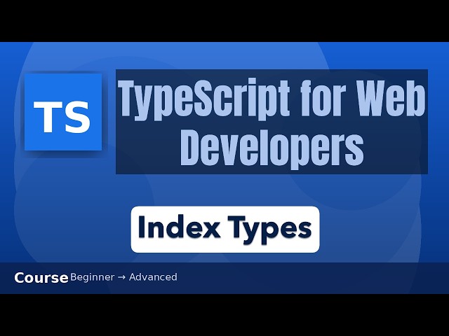 Index Types in TypeScript