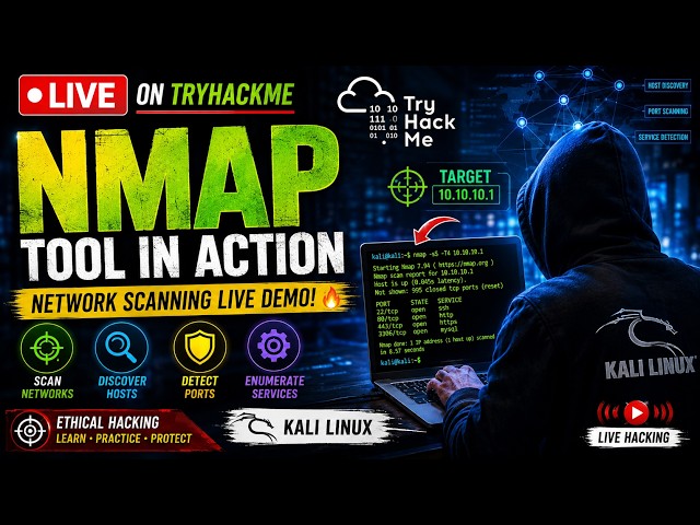 🔥 TryHackMe Nmap Tool Hacking Lab