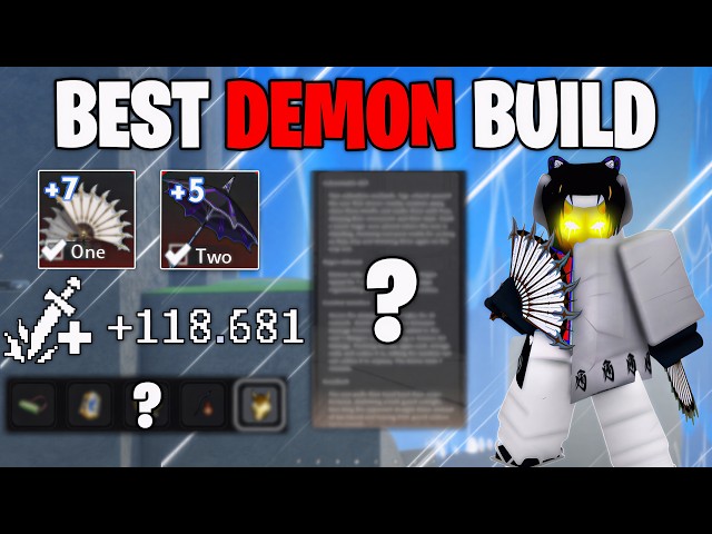 (212 M1 DAMAGE) The BEST DEMON BUILD In Project Slayers 2...