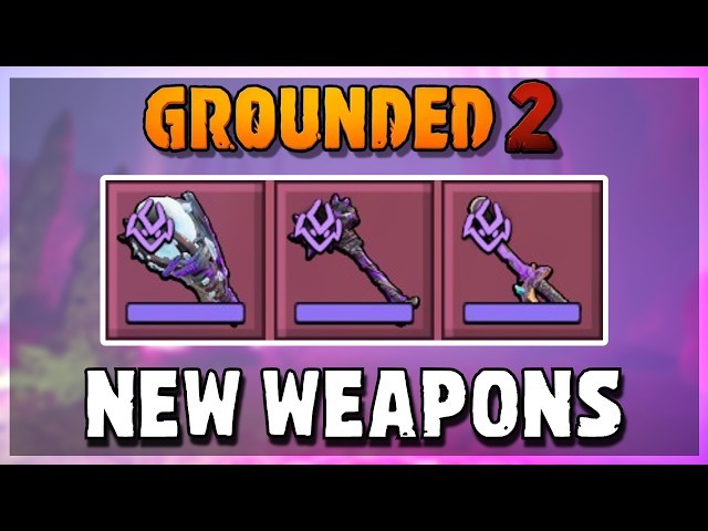 All 3 *NEW* Mysterious Stranger Weapons in Grounded 2!