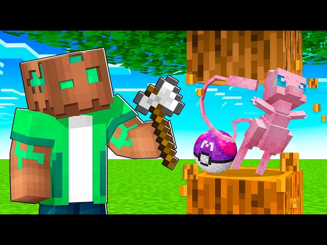 Minecraft, Pero Todos los Bloques son POKEMON ALEATORIOS!