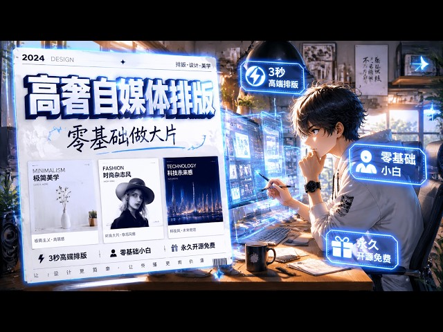 自媒体图文排版，小红书配图必备，开源免费代码化卡片生成器