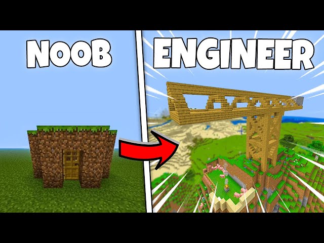 An Engineer's FIRST BASE in Minecraft...