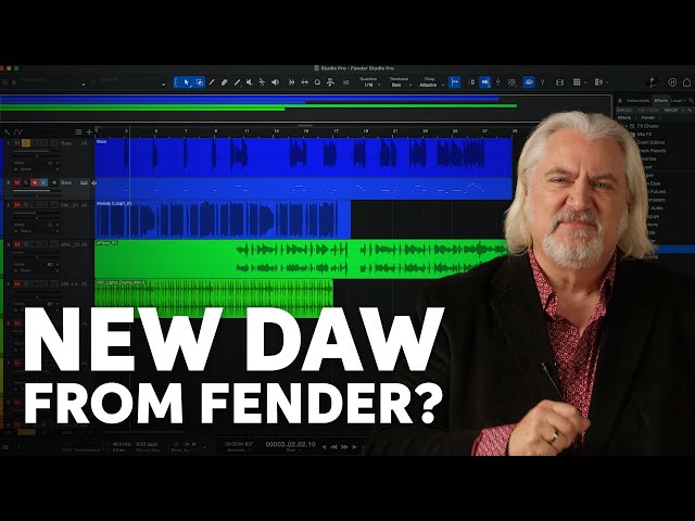 Fender Studio’s NEW Pro 8 DAW Overview