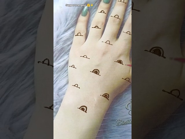 😱"Very Easy & Quick Jewellery Style Mehandi Design ✨ #mehndi #tricks #viral #trending #youtubeshorts