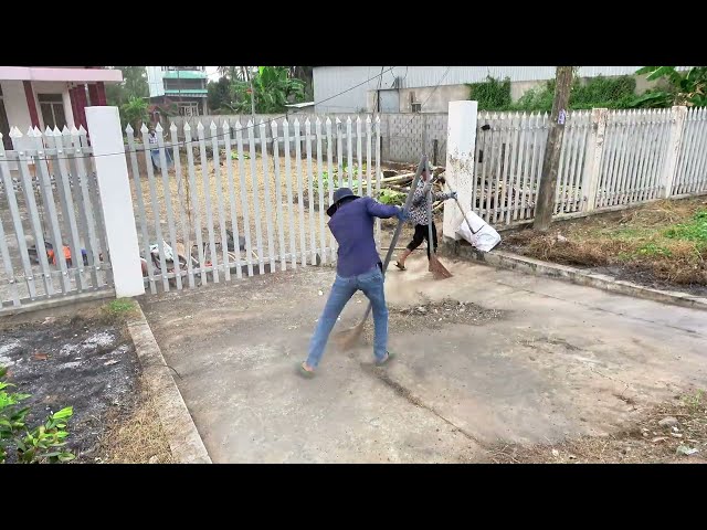 "Young Couple Cleans Up $300 Million Villa Grounds – A Dream Home Begins