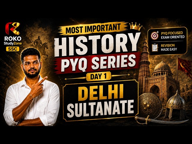 Day 1 Most Important Medieval History PYQ | Delhi Sultanate | Revise with Ragav | SSC CGL 2026