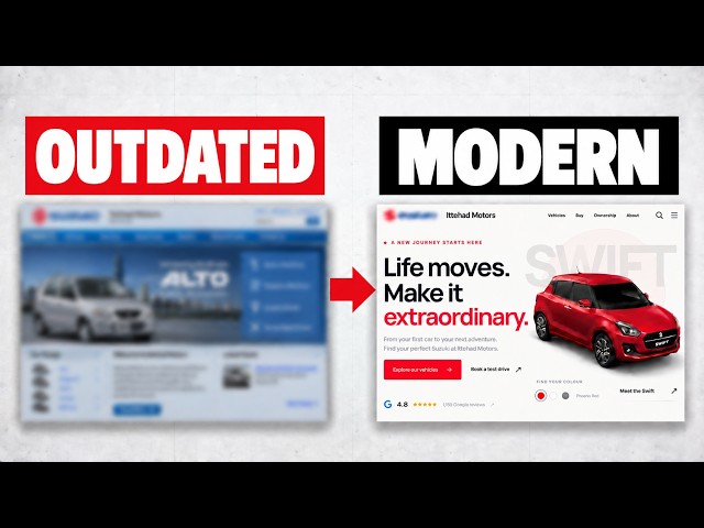 I Found This Outdated Website on Google… So I Fixed It With AI