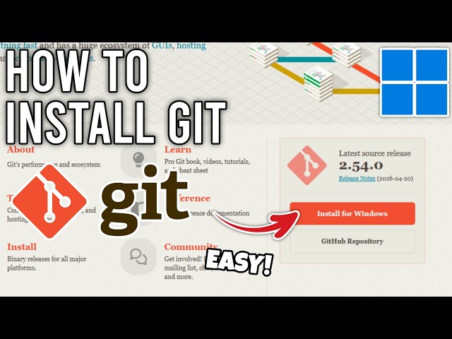 Git Download and Installation Tutorial (2026)