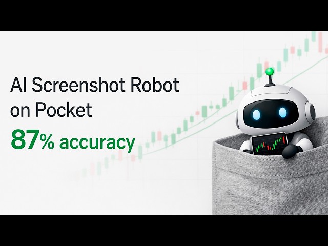 Trading on Pocket Option | AI Screenshot Robot on Pocket | binary options trading robot