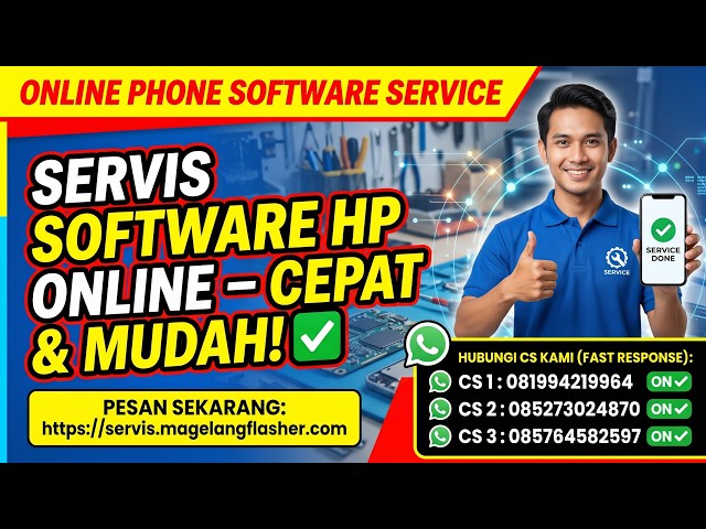 REMOTE!! JASA SERVIS ONLINE 081994219964 | UNLOCKTOOL TUTORIAL | MAGELANG FLASHER