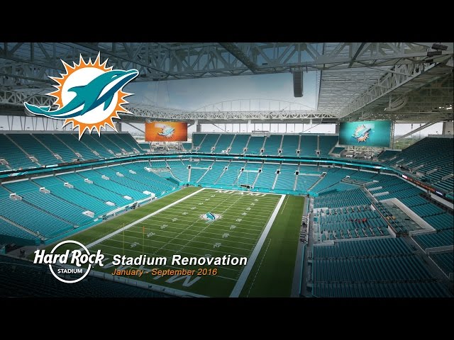 Miami Dolphins Hard Rock Stadium Renovation Time-Lapse