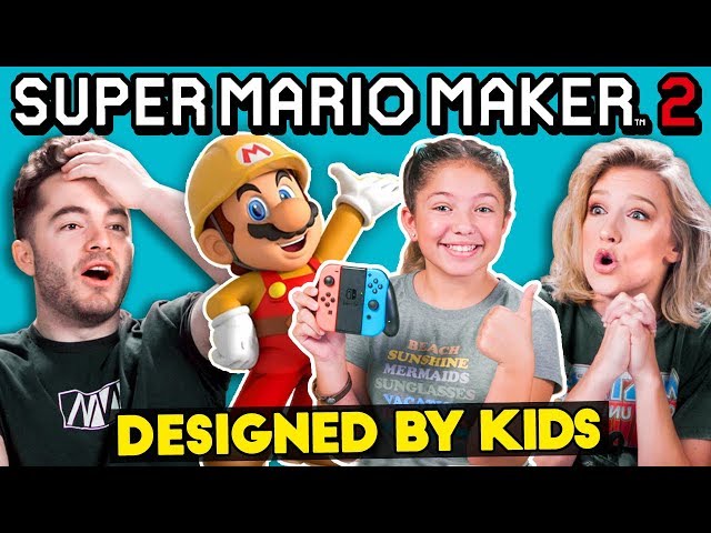 Gamers Vs. Mario Maker Levels Designed By Kids