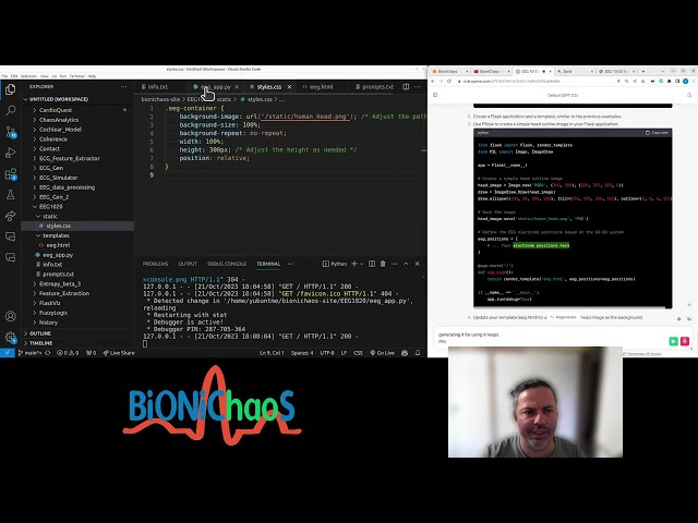 Biomedical Signal Analysis with Bard GPT and Copilot