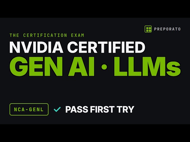 NVIDIA GENAI LLM (NCA-GENL) Study Guide: Pass the Generative AI LLMs Exam