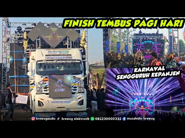 FINALLY GIGATRON CROSSES THE FINISH LINE IN THE MORNING ‼️ SENGGURUH KEPANJEN MALANG CARNIVAL