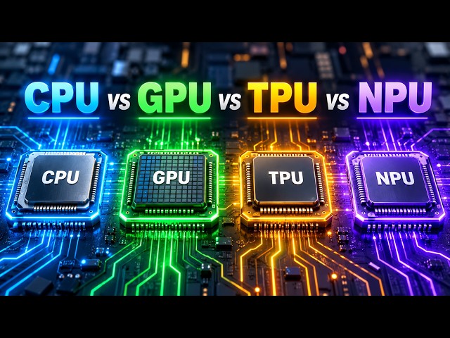CPU vs GPU vs TPU vs NPU: Choosing the Right Power for Your Needs
