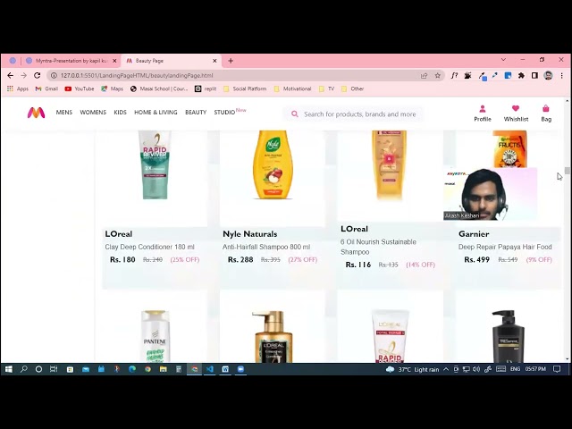 Myntra Clone Project