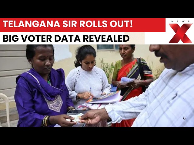 Telangana SIR Draft Electoral Rolls Released: 78.30% Voters Submit Enumeration Forms