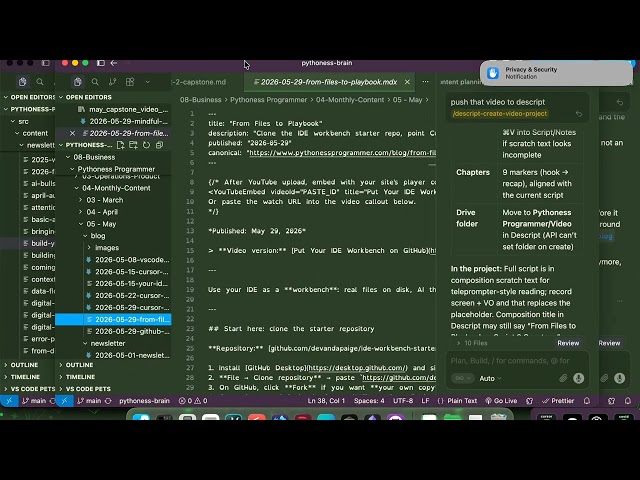 GitHub for Beginners: Clone a Template, Edit in Cursor, Commit with GitHub Desktop