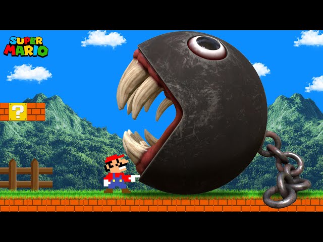 Cat Mario: Super Mario Bros. But Everything Becomes REALISTIC