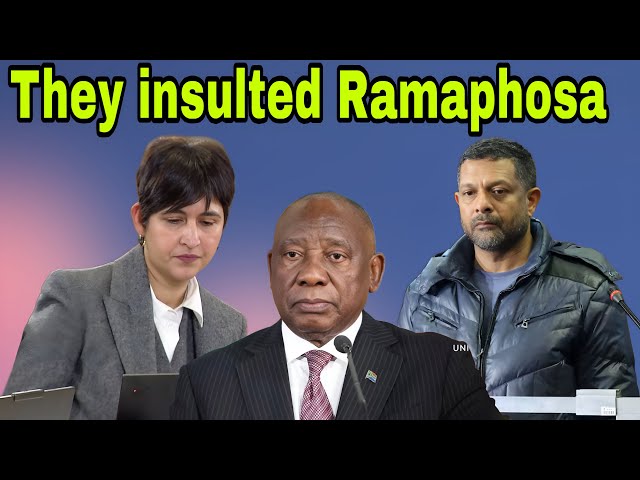 General Feroz Khan & Ismail Vally Leak insulting President Ramaphosa.