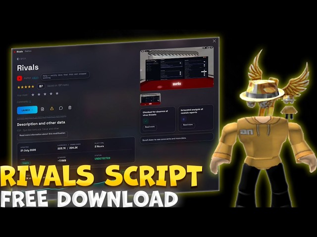 Roblox Rivals Script 2026 Free | OP Keyless Aimbot GUI Pastebin