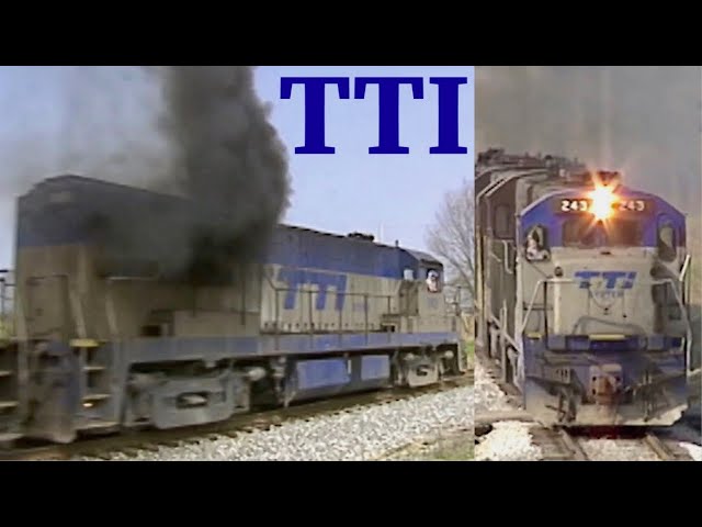 Smoky U28Bs on Coal Trains! - Transkentucky Transportation Railroad (TTI)