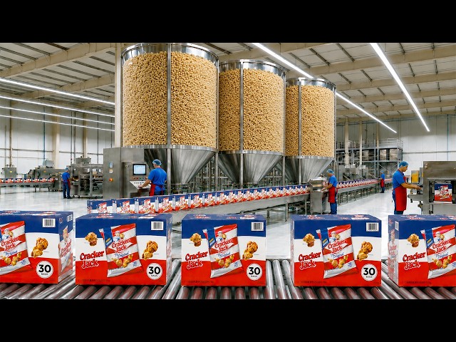 How Cracker Jack Is Made Inside the Factory | America’s Classic Baseball Snack
