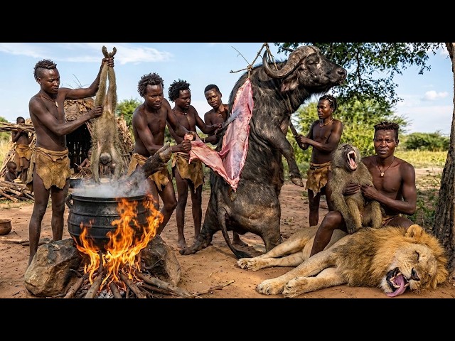 The Hadzabe Tribe Facing Lions and Other Predators: The Harsh Reality of Survival in Africa