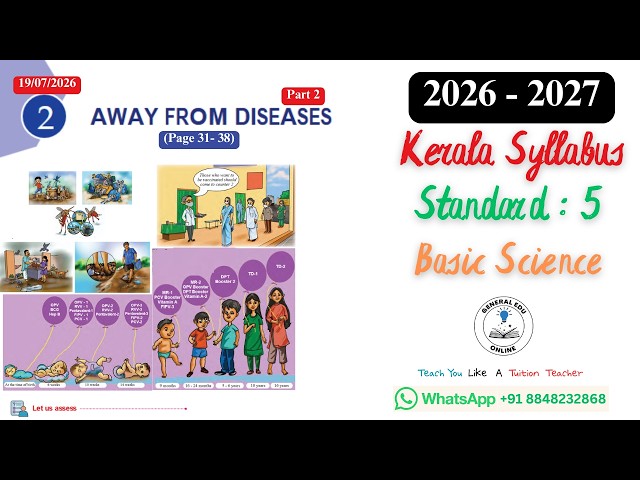 Class 5 Basic Science Unit 2 Away From Diseases (Pages 31 - 38)