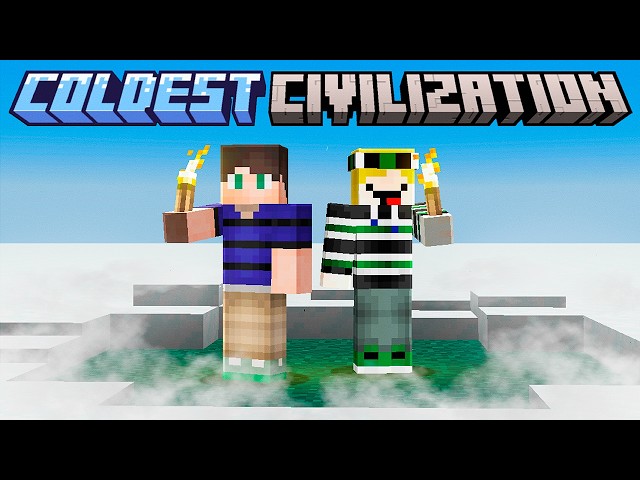 I Survived Minecraft's Coldest Civilization [FULL MOVIE]