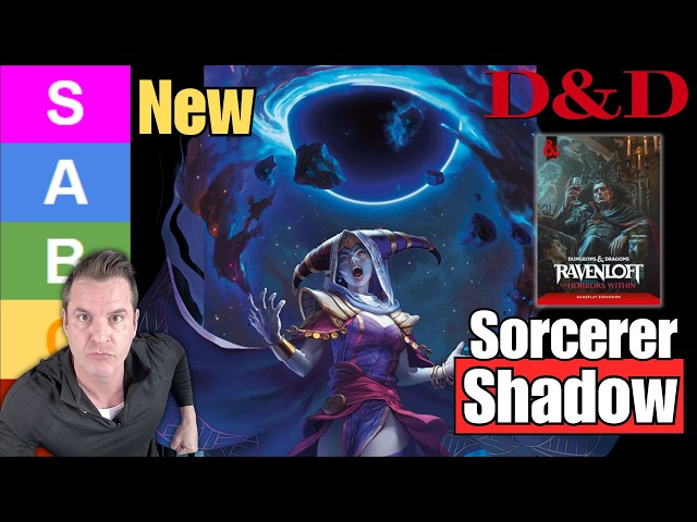 D&D 5.5: New Shadow Sorcerer Subclass - Ravenloft Horrors Within