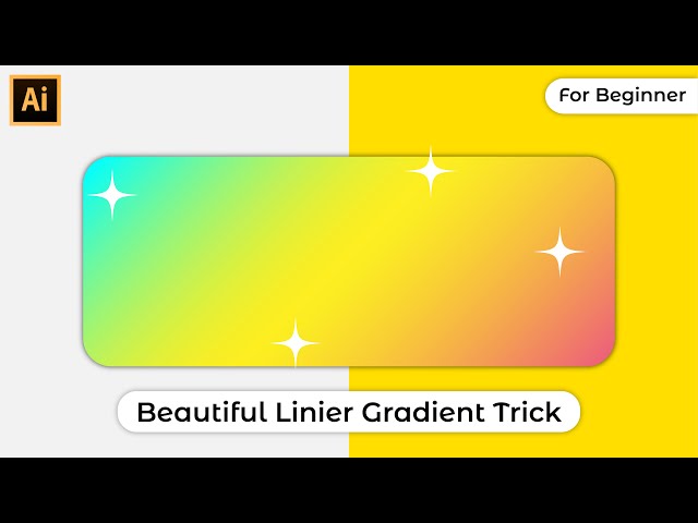 Easy Linear Gradient Trick - Adobe Illustrator Tutorial