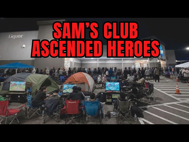 Sam's Club Ascended Heroes Focused Fighters Premium Collection Restock Day