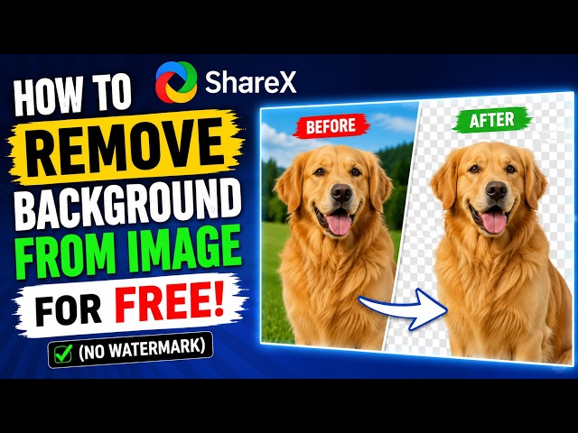 How to Remove Background From Image For FREE! (No Watermark)