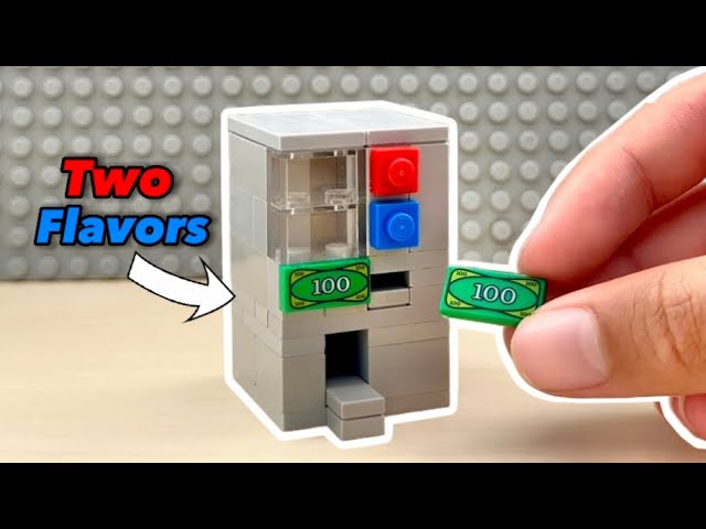 HOW TO BUILD a LEGO Vending Machine with TWO OPTIONS - Easy to build