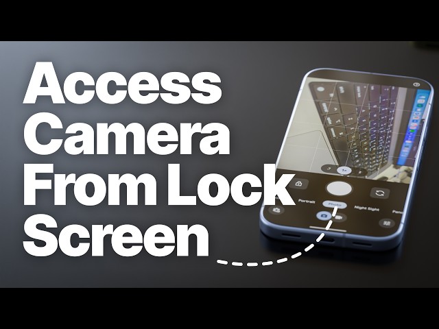 How to Access Your Camera From the Lock Screen on Android