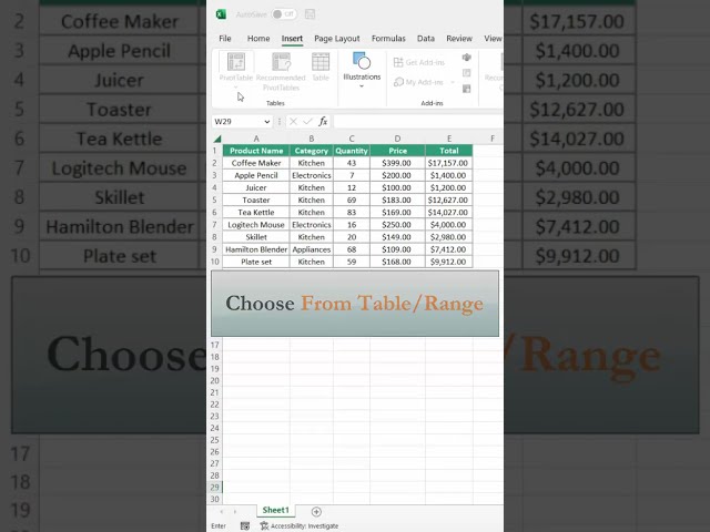 How to Create a Pivot Table in Excel