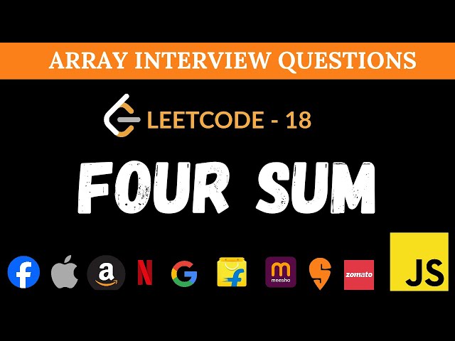4Sum - Leetcode 18 - JavaScript Solution