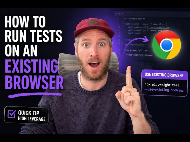 How to Run Playwright on Existing Chrome Instance 2026