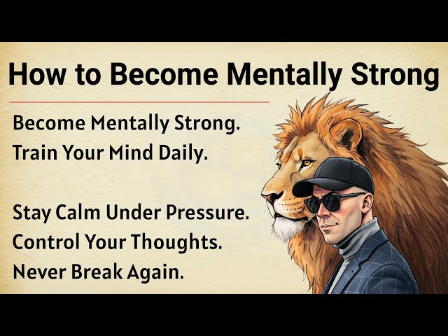 How to Become Mentally Strong | Powerful Life Lessons | Motivational Video 🔥 | Graded Reader ✅