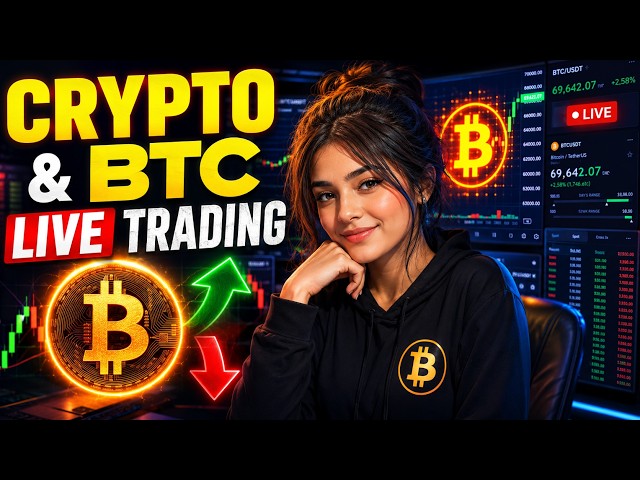 BTC & crypto Live Trading | Bitcoin live trading |Btc live trading | crypto live trading#livetrading
