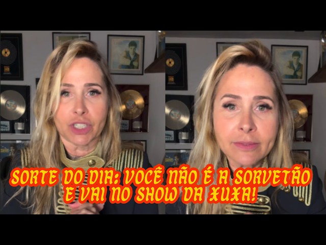 Lucky for you: at least you're not Andrea Sorvetão, snubbed by Xuxa!