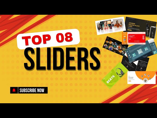 8 Creative Sliders in One Frontend Design | Responsive HTML, CSS & JavaScript Tutorial 🚀